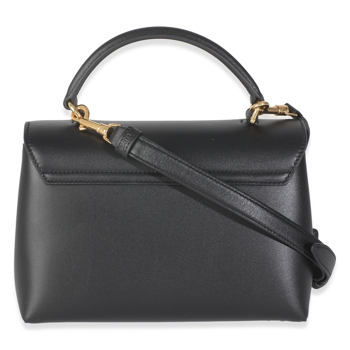 Black Supple Calfskin Teen Nino Top Handle Bag