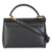 Black Supple Calfskin Teen Nino Top Handle Bag