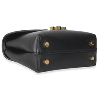 Black Supple Calfskin Teen Nino Top Handle Bag