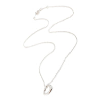 Sterling Silver  Elsa Peretti 11mm Open Heart Pendant