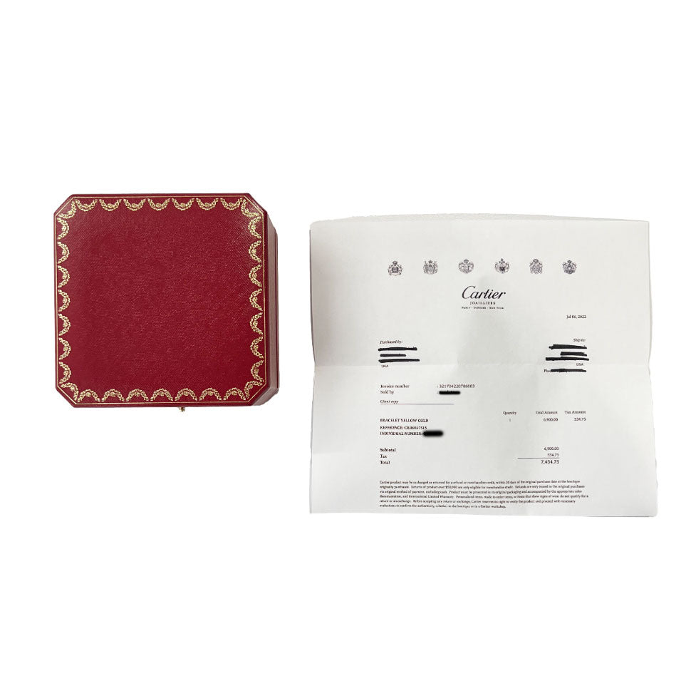 Yellow Gold  Love Bracelet