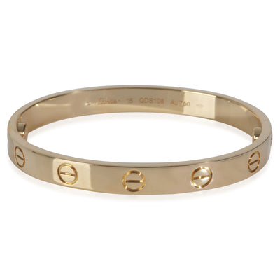 Yellow Gold  Love Bracelet