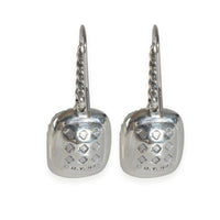 Sterling Silver Peridot and Diamond Noblesse Earrings