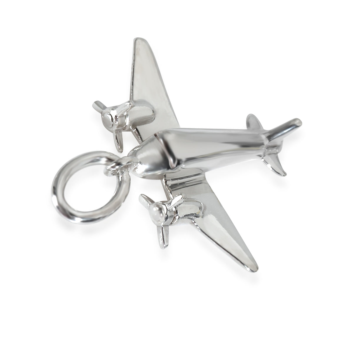 Sterling Silver  Airplane Charm