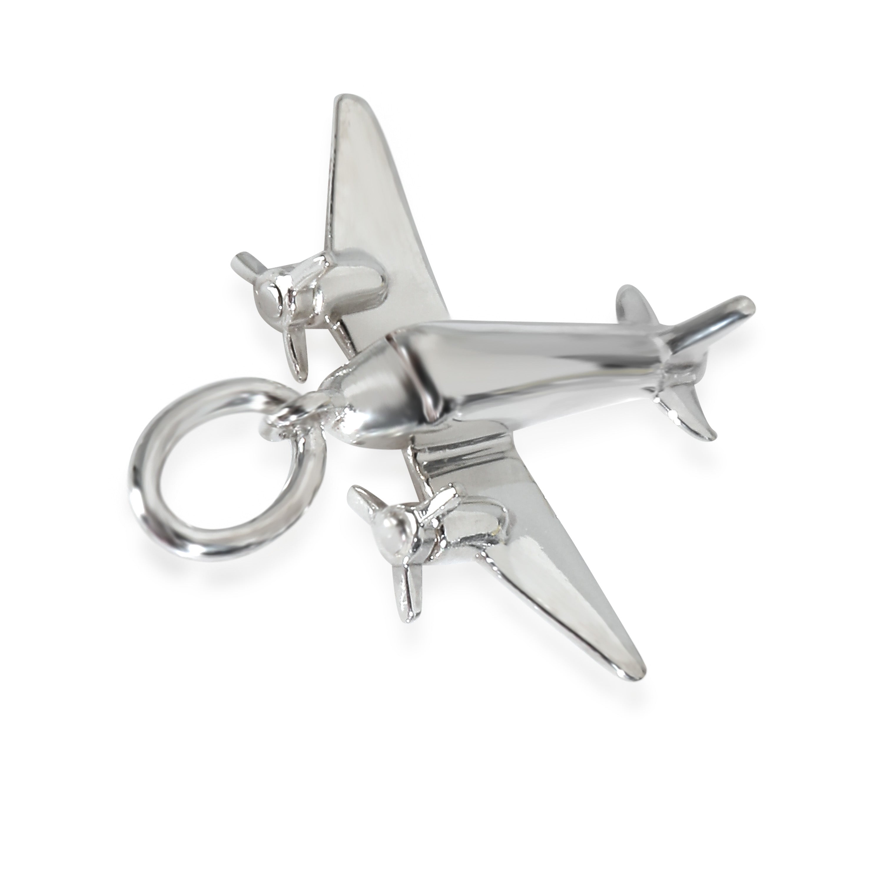 Tiffany & Co. Sterling Silver Airplane Charm | myGemma | Item #146328
