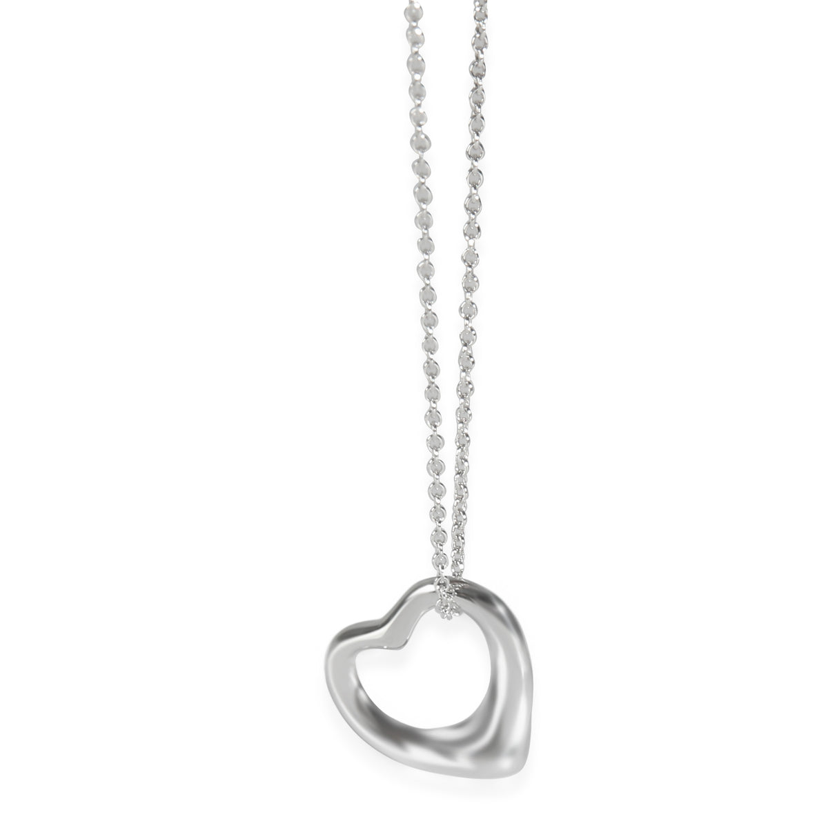 Sterling Silver  Elsa Peretti Open Heart Pendant