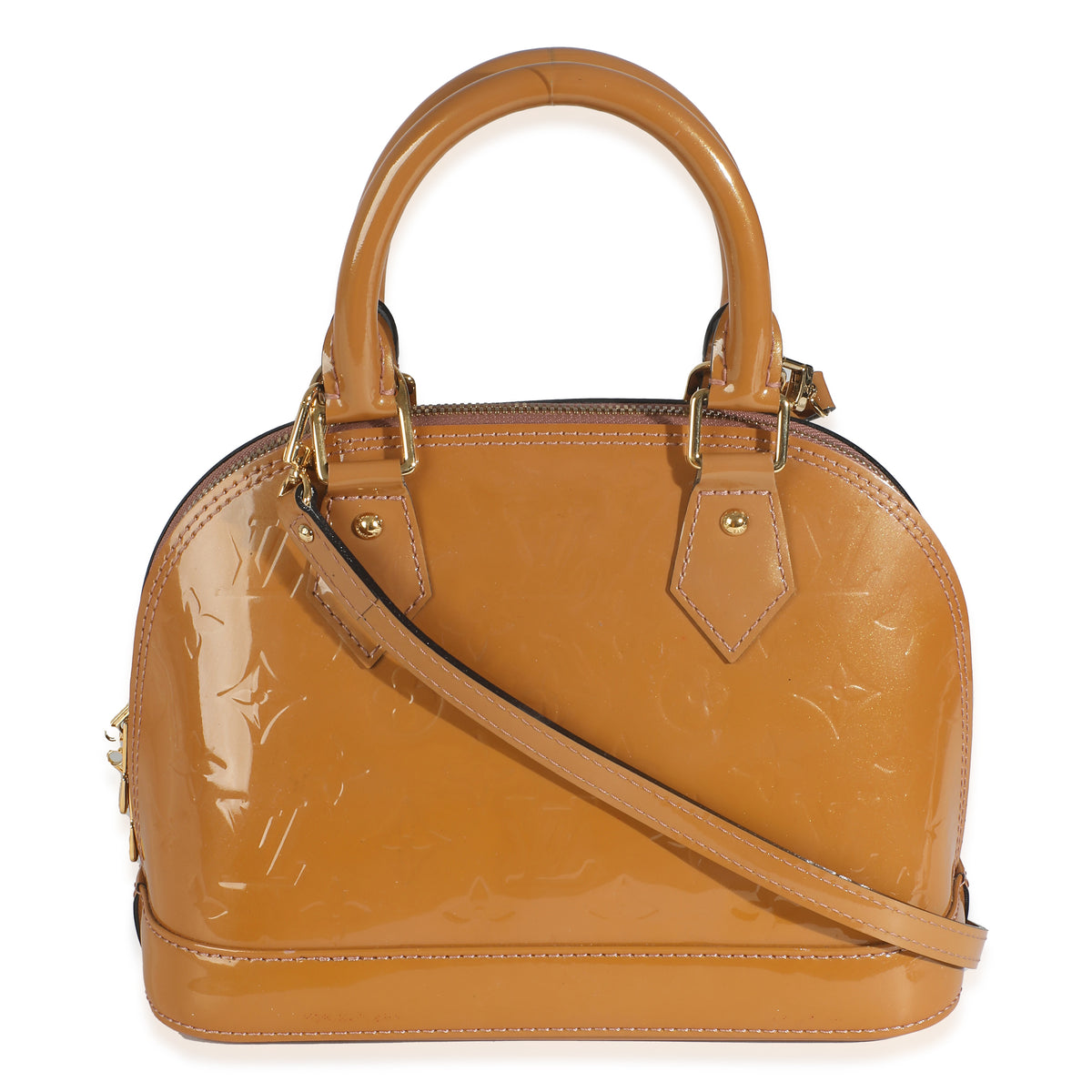 Rose Velours Monogram Vernis Alma BB