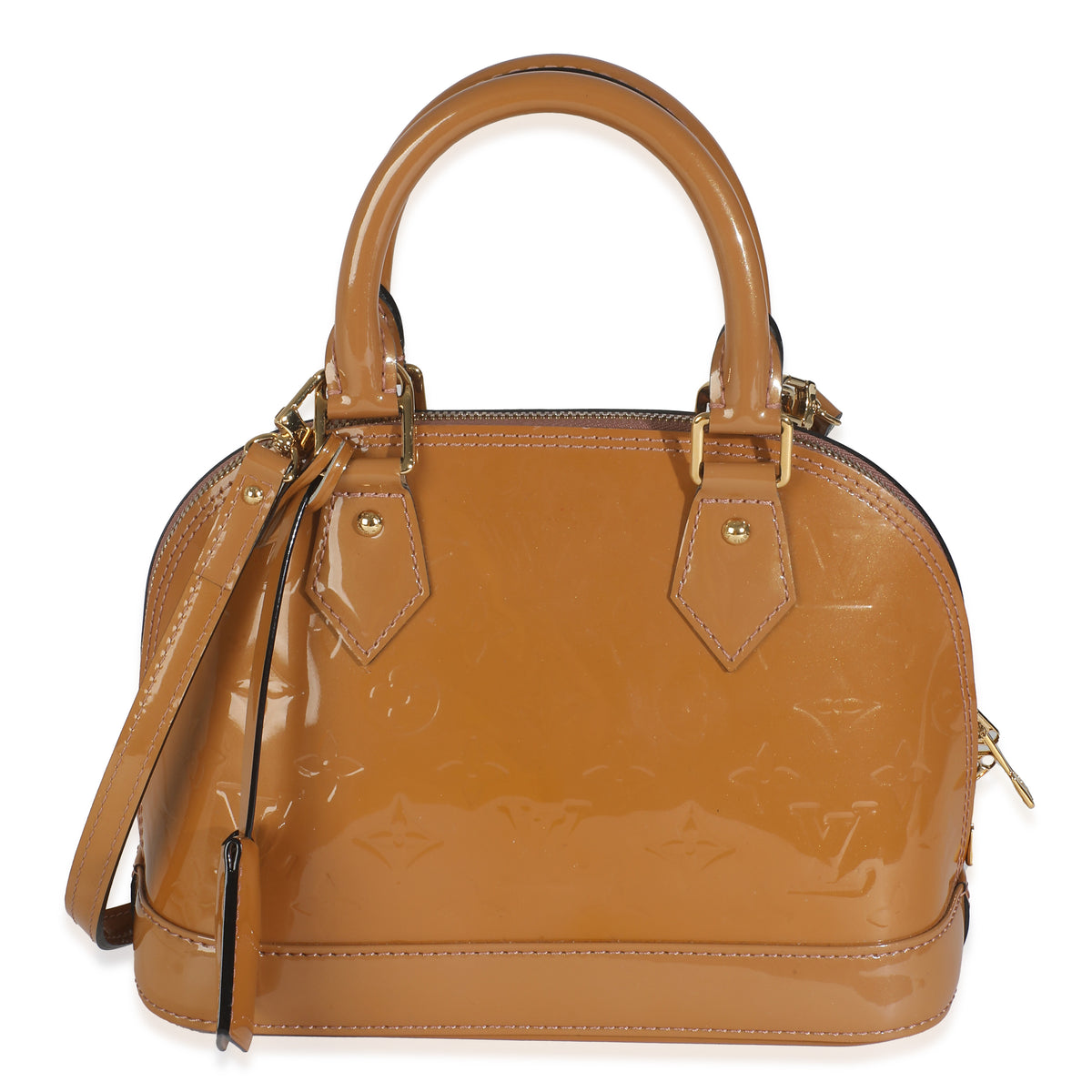 Rose Velours Monogram Vernis Alma BB