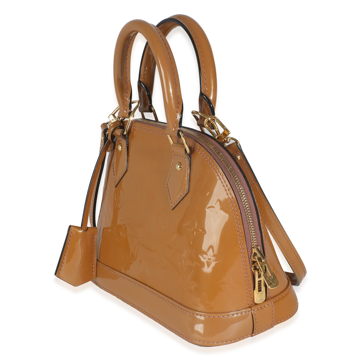 Rose Velours Monogram Vernis Alma BB