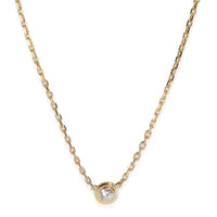 Yellow Gold Diamond Mini Model Damour Pendant