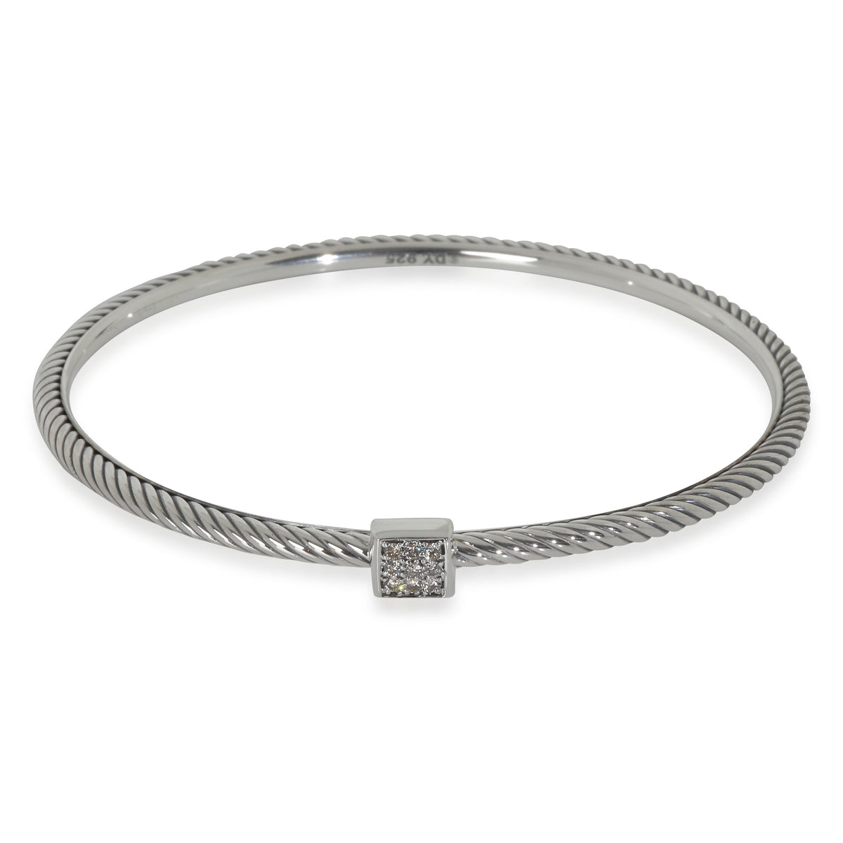 Sterling Silver Diamond Confetti Bracelet