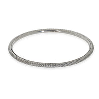 Sterling Silver  Cable Slip On Bracelet
