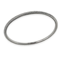 Sterling Silver  Cable Slip On Bracelet