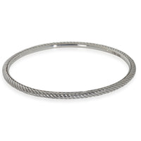 Sterling Silver  Cable Slip On Bracelet