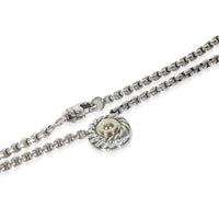 Yellow Gold & Sterling Silver  Cookie Pendant
