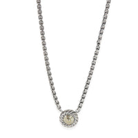 Yellow Gold & Sterling Silver  Cookie Pendant