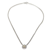 Yellow Gold & Sterling Silver  Cookie Pendant