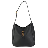 Black Calfskin Le 5 A 7 Soft Hobo