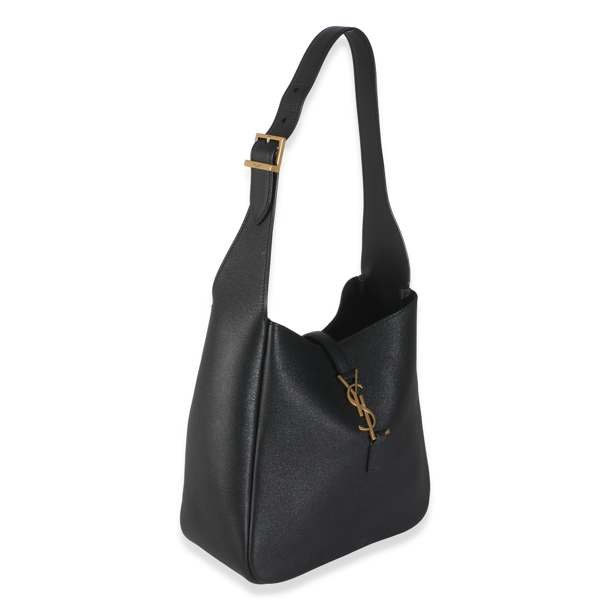 Black Calfskin Le 5 A 7 Soft Hobo