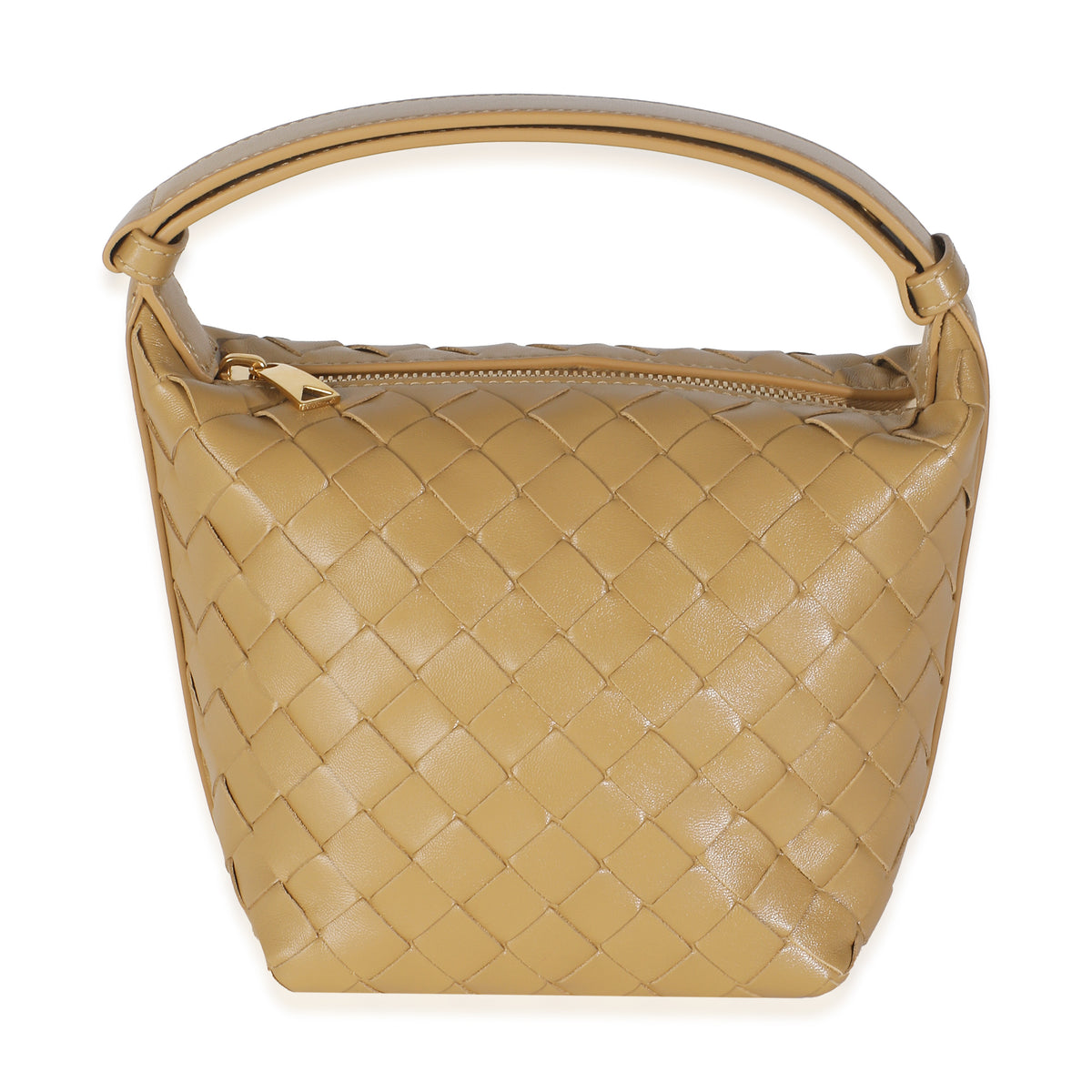 Dark Praline Nappa Intrecciato Candy Wallace