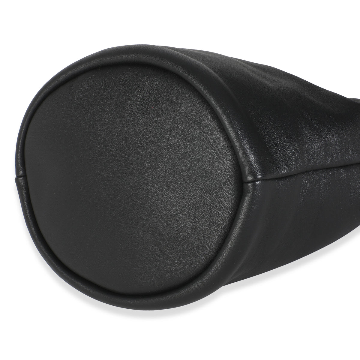 Black Mellow Nappa Flamenco Purse Bucket Bag