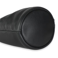 Black Mellow Nappa Flamenco Purse Bucket Bag