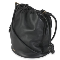 Black Mellow Nappa Flamenco Purse Bucket Bag