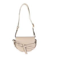 Sand Calfskin Mini Gate Dual Bag