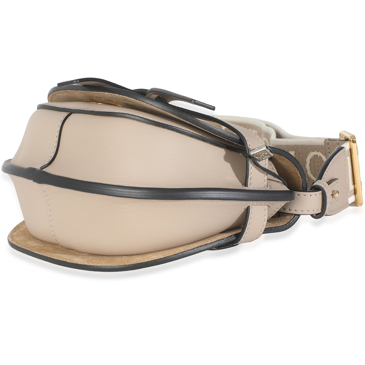 Sand Calfskin Mini Gate Dual Bag