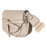 Sand Calfskin Mini Gate Dual Bag