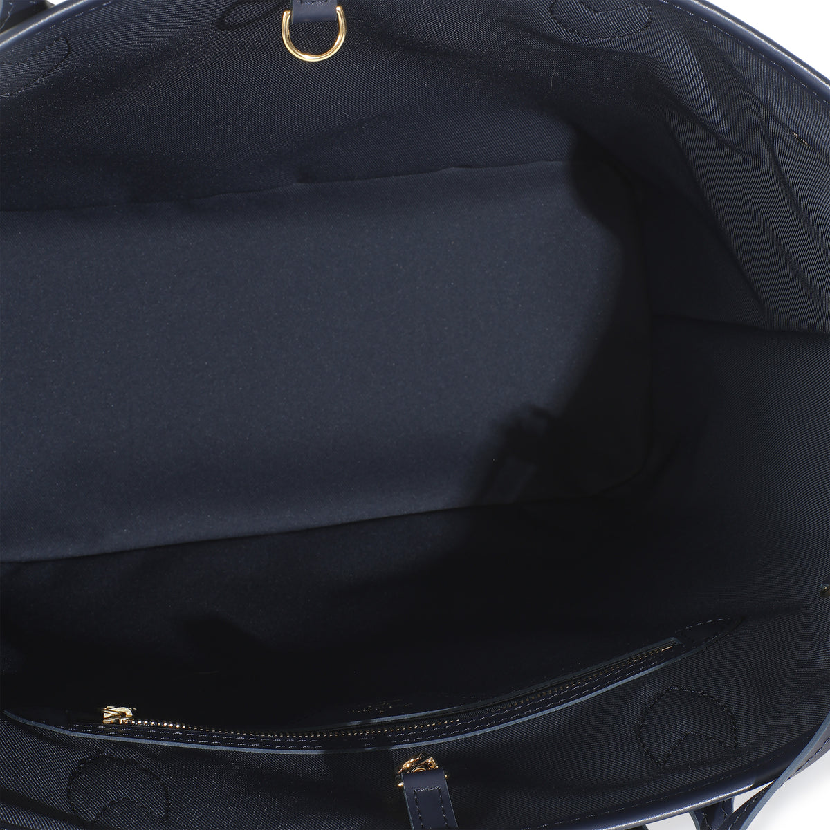 Blue Monoglam Canvas Neverfull MM