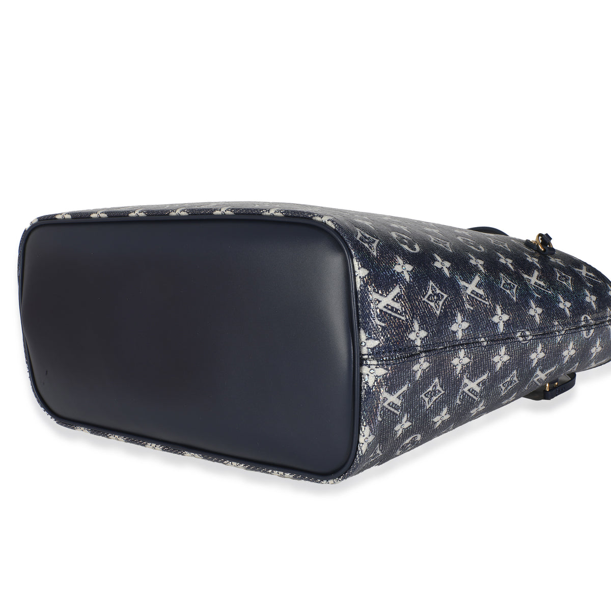 Blue Monoglam Canvas Neverfull MM