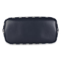 Blue Monoglam Canvas Neverfull MM