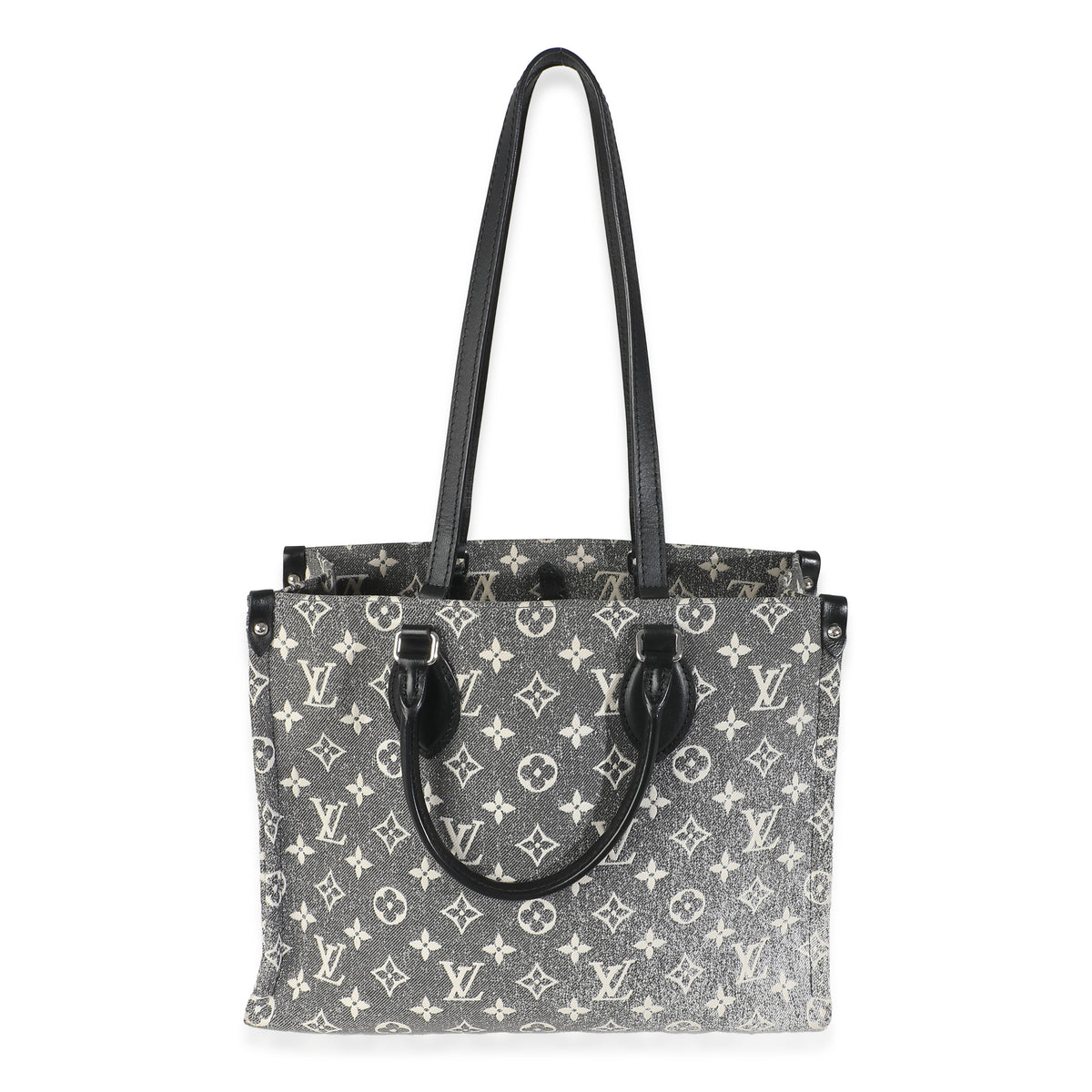 Black Monogram Denim Onthego MM