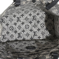 Black Monogram Denim Onthego MM