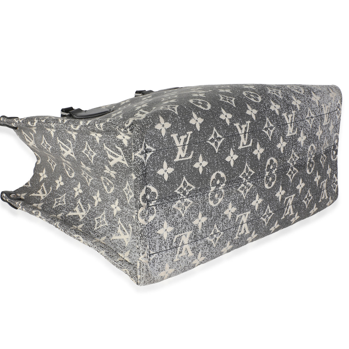 Black Monogram Denim Onthego MM