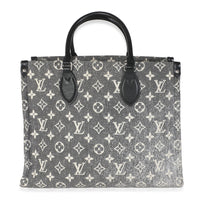 Black Monogram Denim Onthego MM