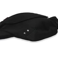 Black Nylon Logo Belt Bag