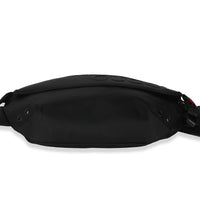 Black Nylon Logo Belt Bag