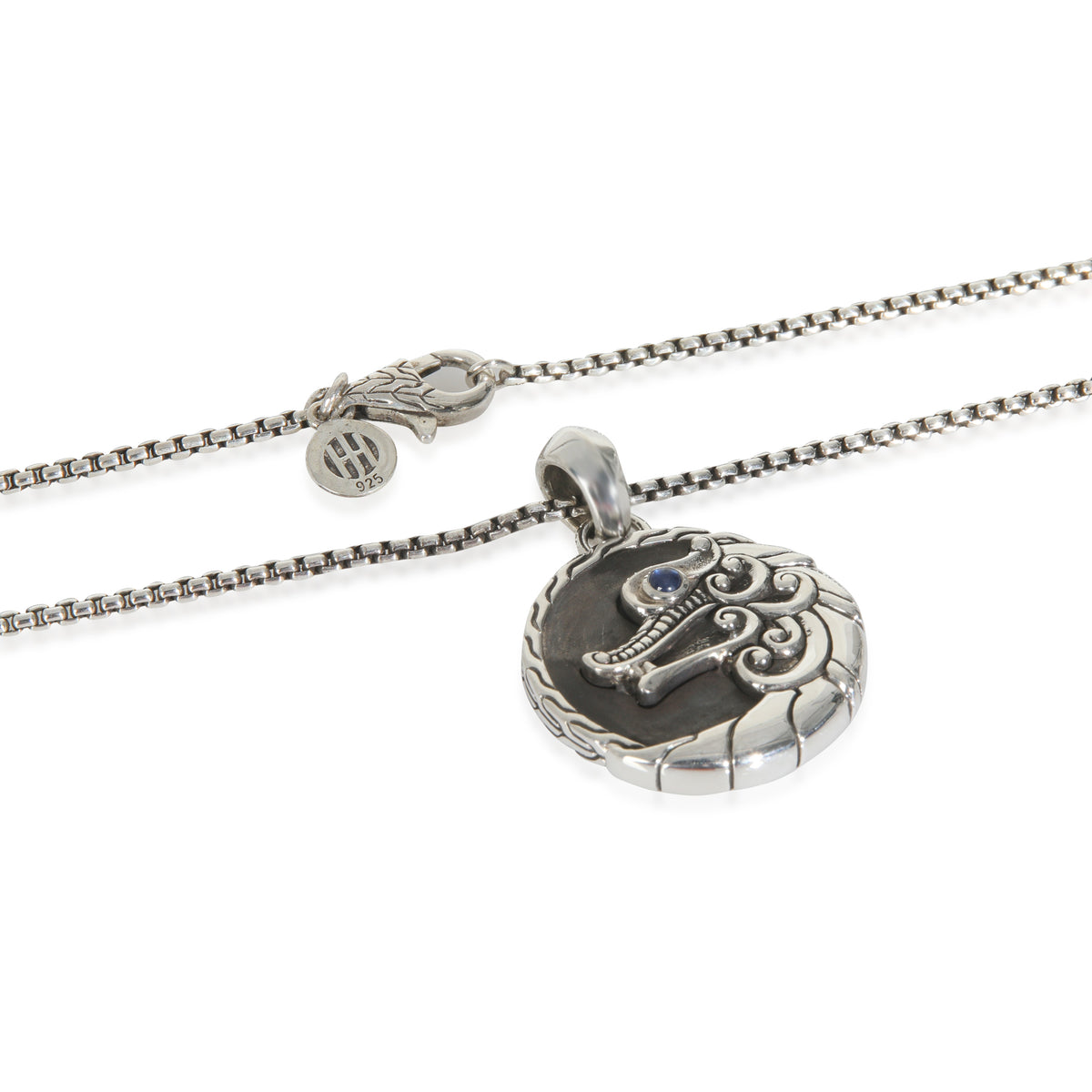 Sterling Silver  Naga Pendant