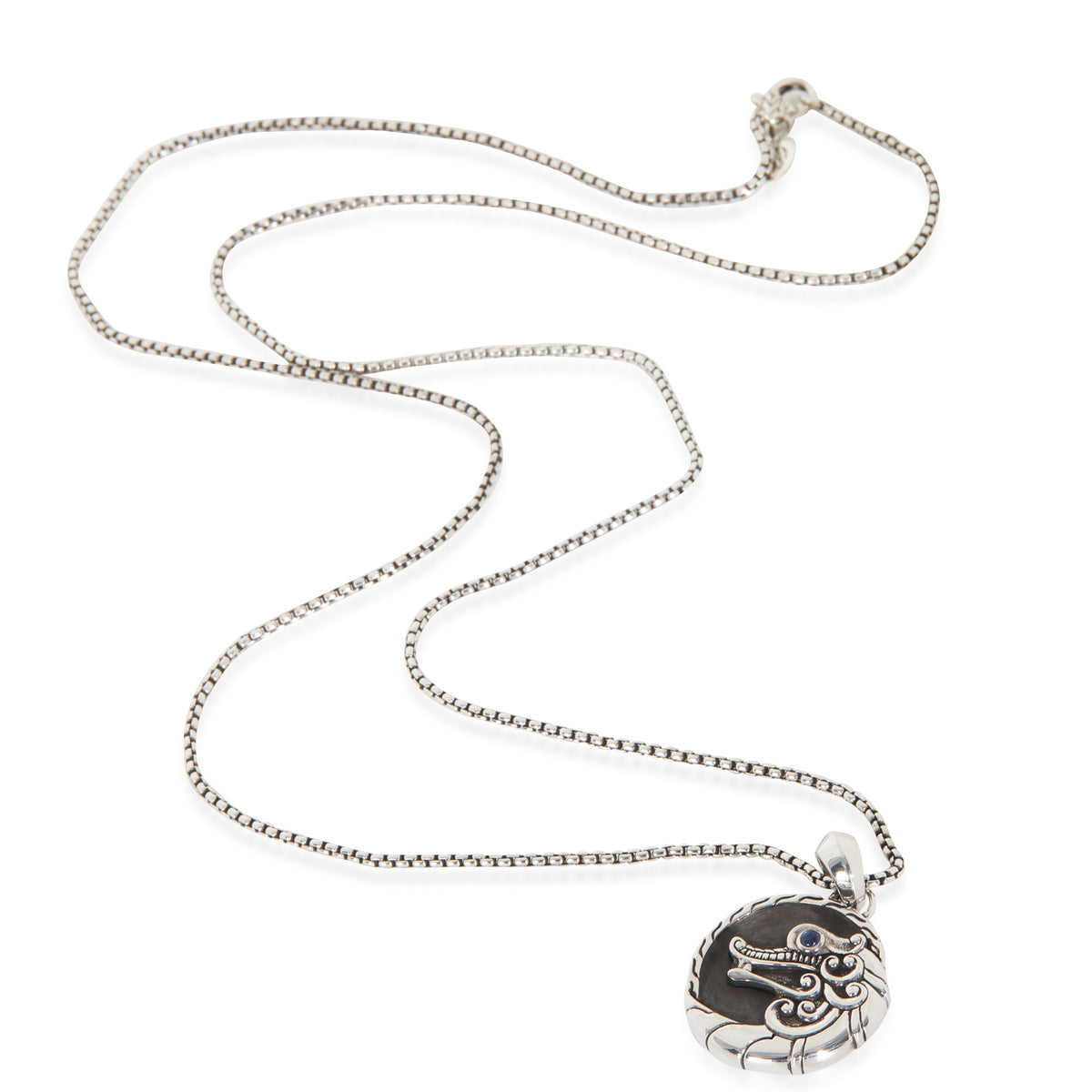 Sterling Silver  Naga Pendant