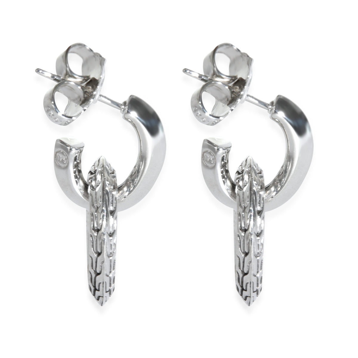 Sterling Silver  Classic Chain Earrings