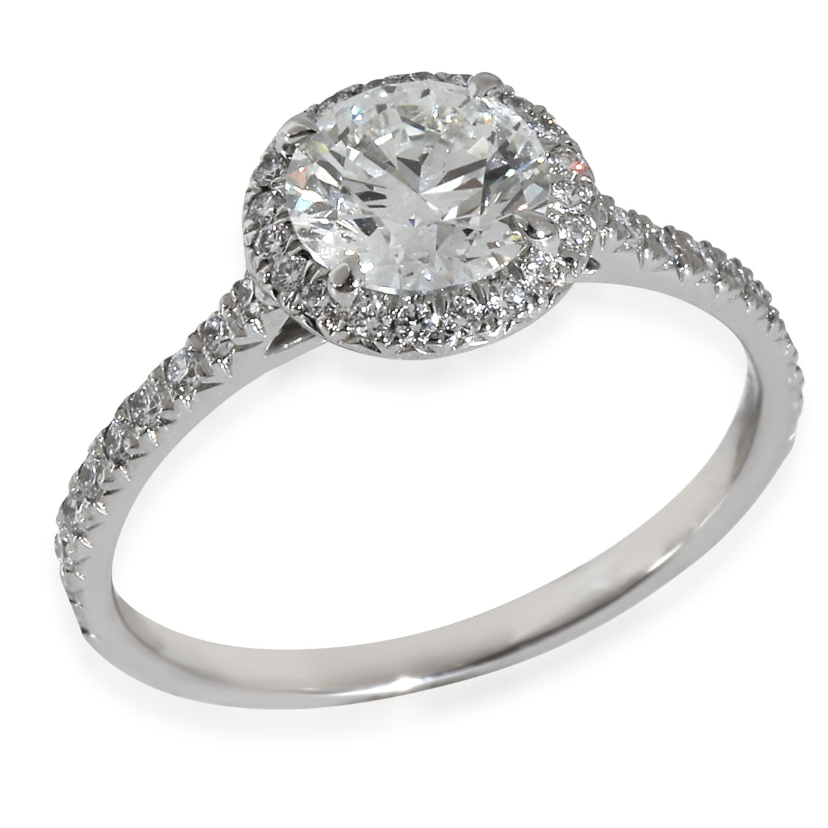 1.07 ct Round Brilliant Diamond Soleste Engagement Ring