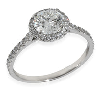 1.07 ct Round Brilliant Diamond Soleste Engagement Ring