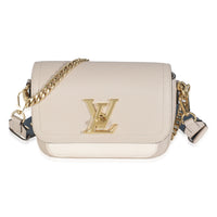 Beige Calfskin Lockme Tender