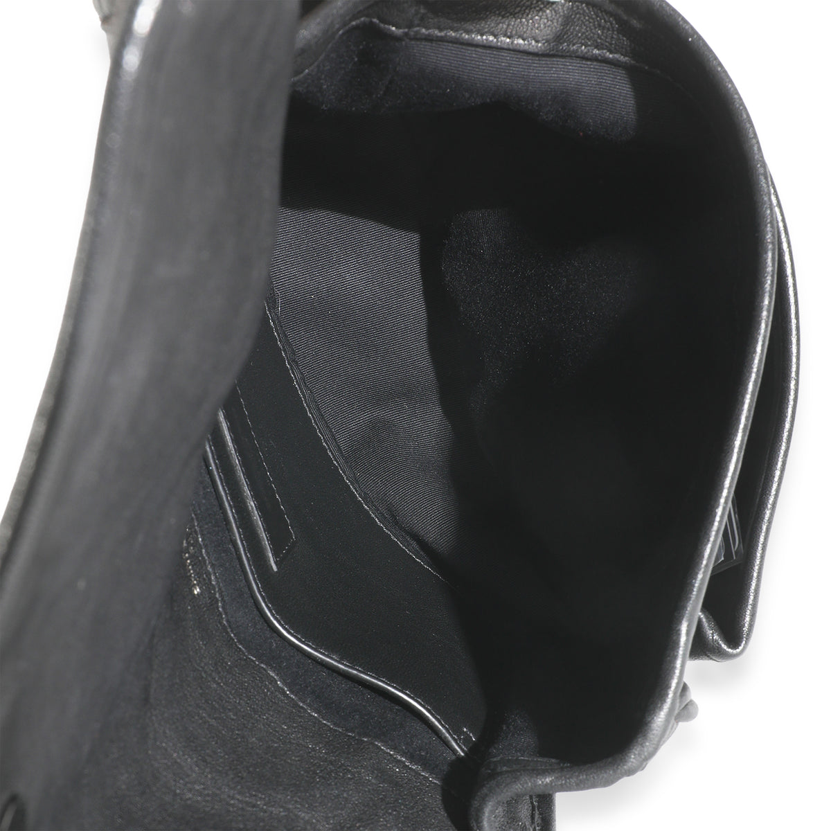 Black Calfskin Matelasse Studded Small Niki Chain Bag