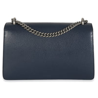 Navy Dollar Calfskin Medium Dionysus Bag