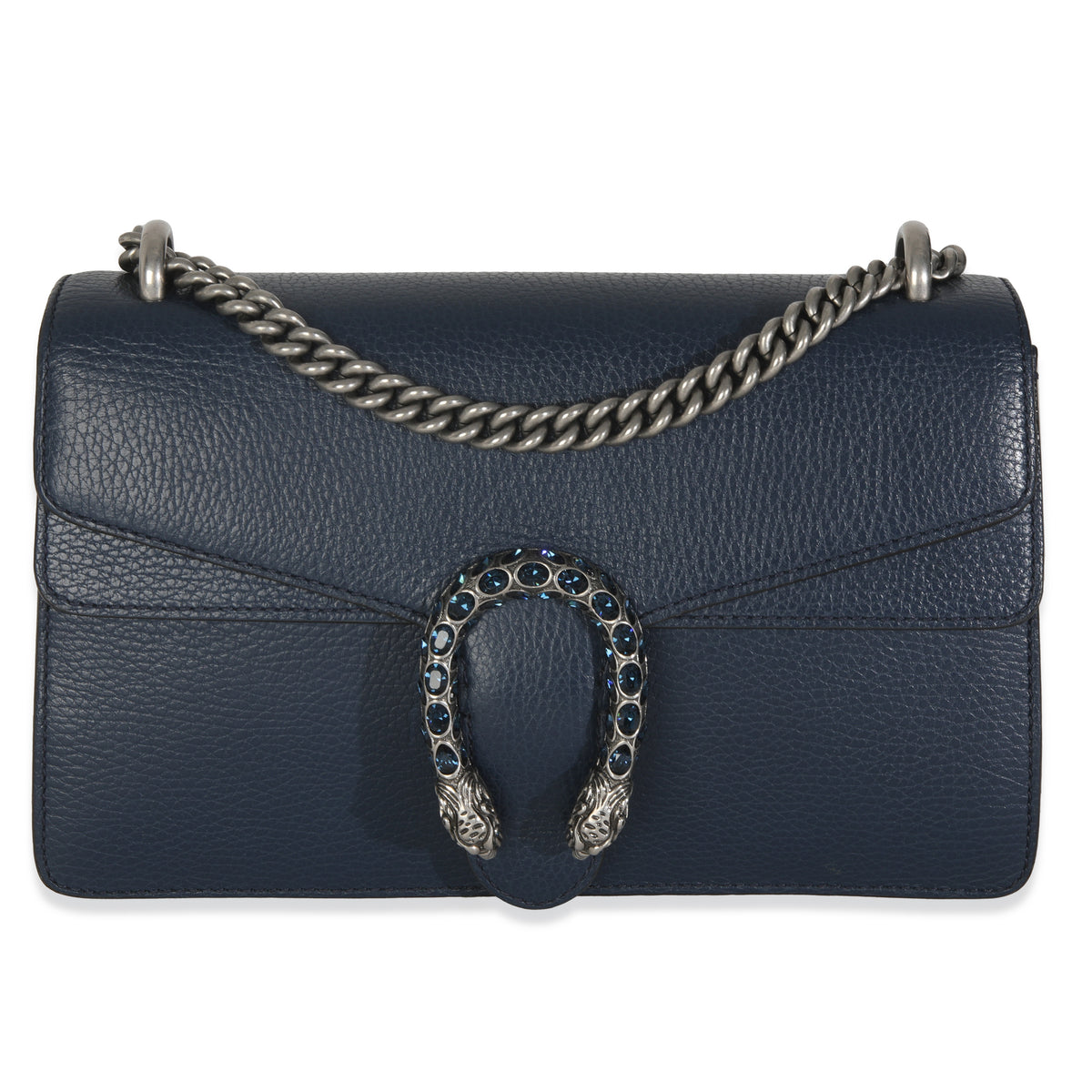 Navy Dollar Calfskin Medium Dionysus Bag