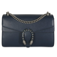 Navy Dollar Calfskin Medium Dionysus Bag