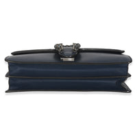 Navy Dollar Calfskin Medium Dionysus Bag